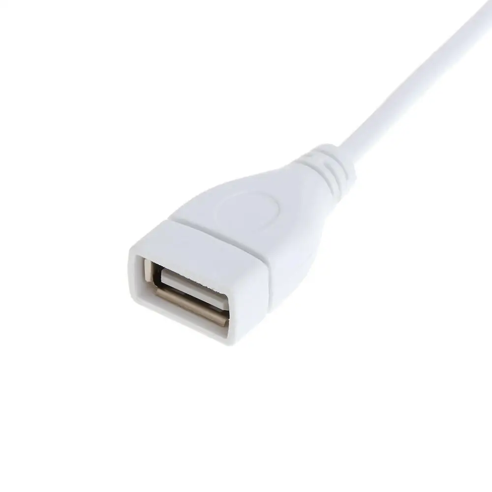 Новый удлинитель USB кабеля 28 см 2 0 A штекер-гнездо белый кабель с кабелем