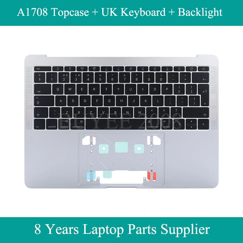 Оригинальный 13 &quotТоп чехол для Macbook Pro 3 дюймов Английский A1708 UK Клавиатура