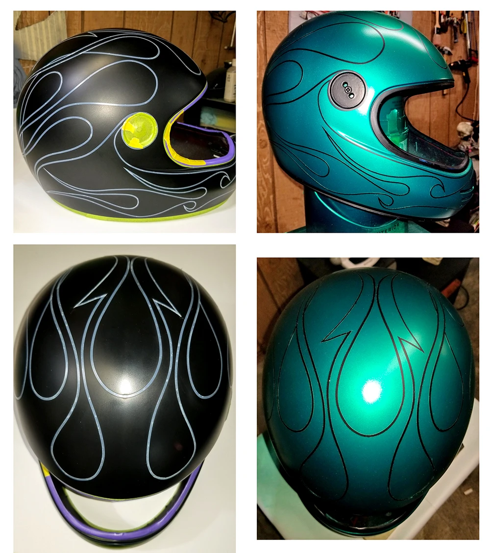 Синяя высокотемпературная виниловая тонкая малярная лента Fineline автомобильная