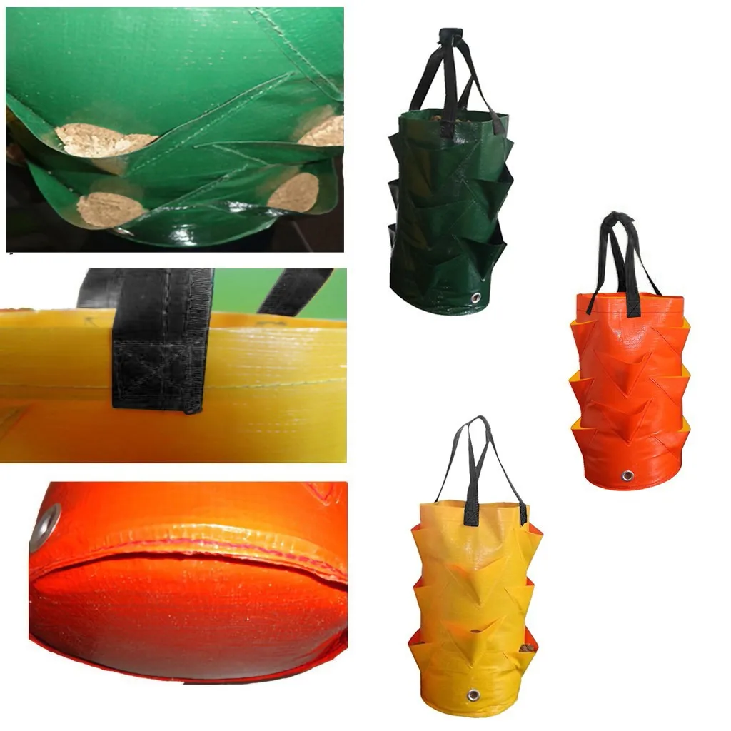 

Pots For Plants And Flower Multi-mouth Container Bag Planter Pouch Plant Growing Pot Garden Pots Planters