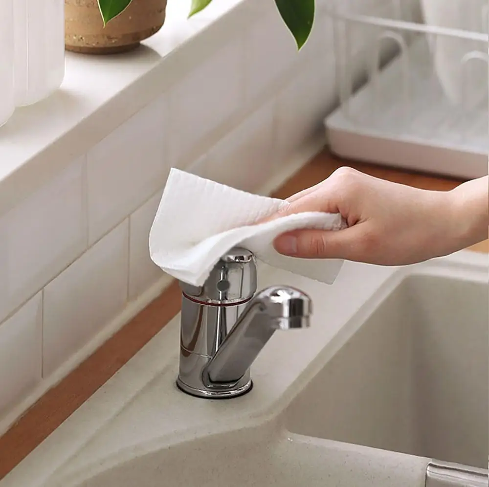 GIELYPANO полотенце для мытья хлопчатобумажной ткани экологически чистая моющаяся