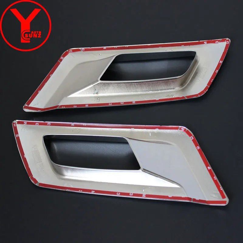 YCSUNZ хромированная противотуманная фара крышка противотуманные фары для