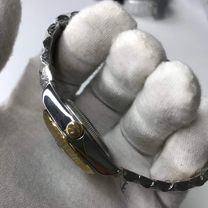 Ограниченное количество 18K золотые и серебряные часы 31 мм AAA женские роскошные