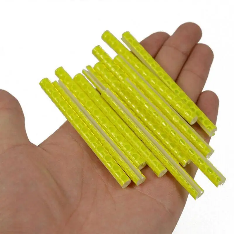 12 шт. Велосипедное цветное отражающее спицевое кольцо наружная спица краевая