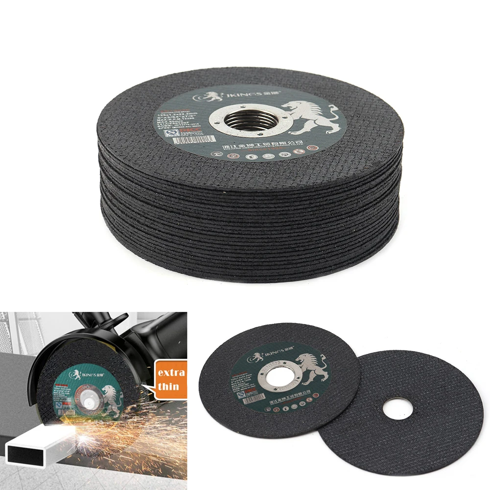 

25Pcs 125mm Resin Cutting Disc 5 inch Cut Off Wheels Flap Sanding Grinding Discs Angle Grinder Wheel for Metal Iron