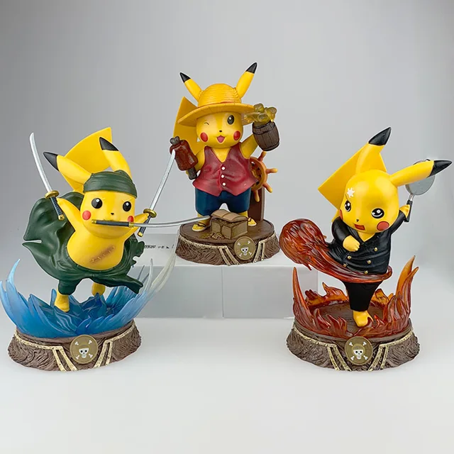Anime Pokemon Pikachu COS Deadpool Figuren Puppen Modell Charakter  Dekoration Spielzeug Sammlung Kinder Geschenke - AliExpress