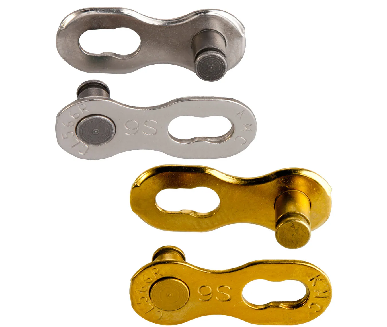 Волшебная Пряжка KMC для велосипеда серебристая/Золотистая цепь 12 Скоростей