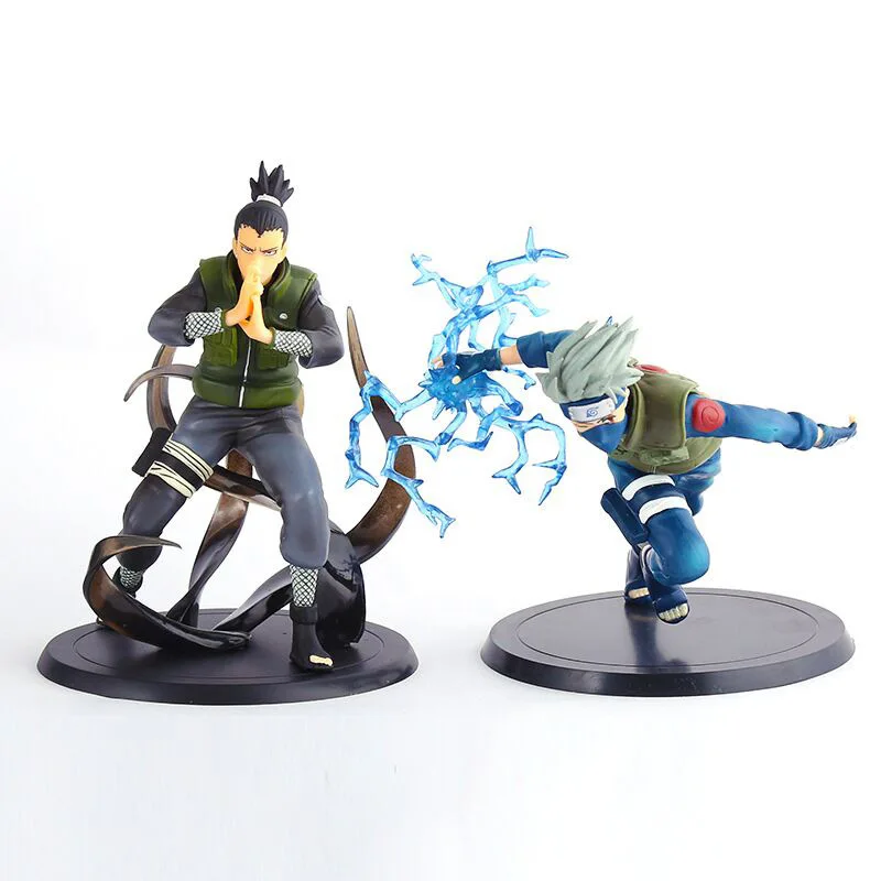 Аниме Наруто игрушки Hatake Kakashi Nara Shikamaru фигурки 16 см ПВХ декоративная модель |