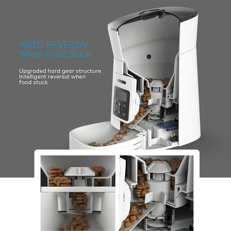 Автоматическая кормушка для домашних животных умная Расписание собак и кошек