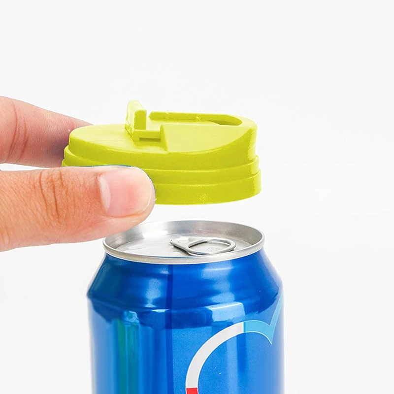 

Reusable Soda Saver Pop Beer Beverage Can Cap Top Cover Lid Protector Drinking Corkscrew Lid Home Kitchen Bar Accessories