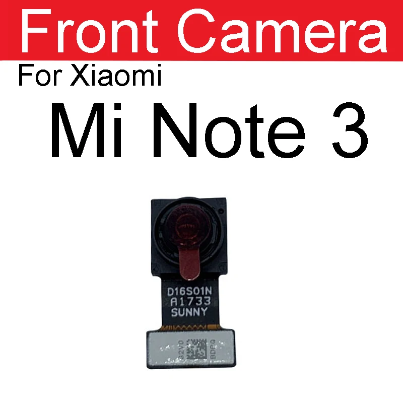 Маленькая и большая фронтальная задняя камера для Xiaomi Mi Note 2 3 Note2 Note3 2015 основная