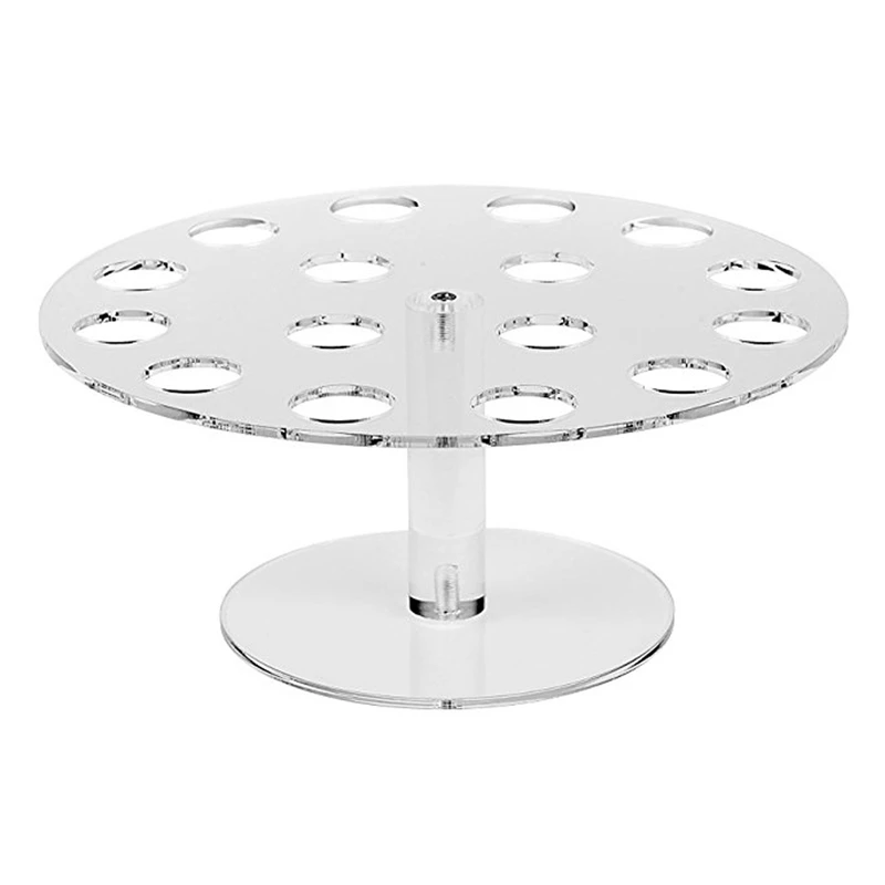 

16 Hole Ice Cream Holder Acrylic Cupcake Ice Cream Cones Holder Stand For Wedding Party Buffet Display Ice Cream Tool