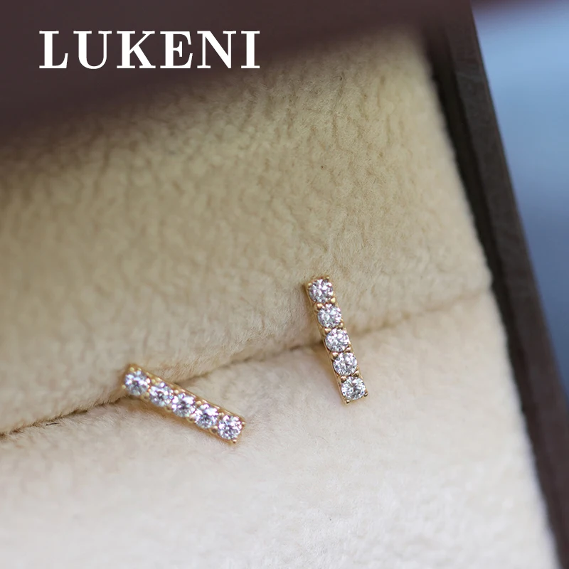 НОВЫЕ геометрические серьги из 14 каратного золота с Материал элегантные женские