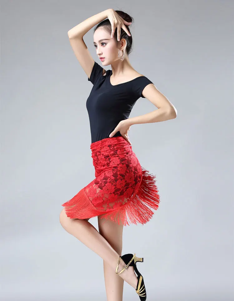 Платок Blley кружевной треугольный для латиноамериканских танцев набедренный