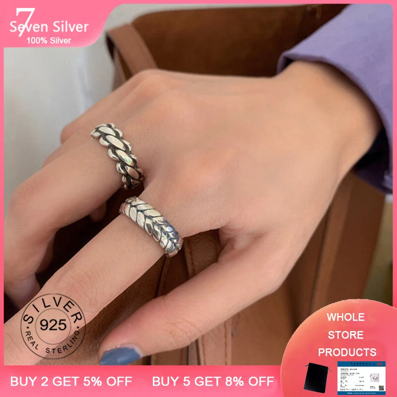 QIQI 925 Стерлинговое Серебро горячая распродажа Корейская витая Цепочка Открытое