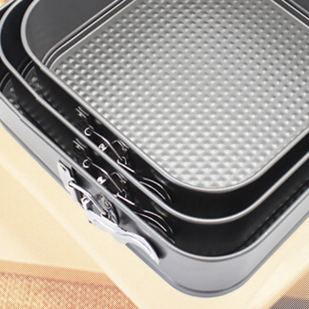 3 шт./компл. антипригарное покрытие углерода Сталь Нижняя пресс-формы для выпечки