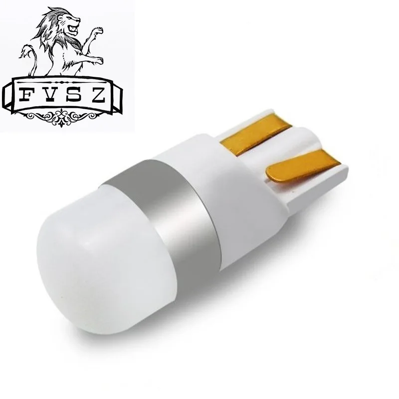 10 шт. T10 светодиодный W5W Авто интери индикаторная лампа лампы 3D Керамика 3030