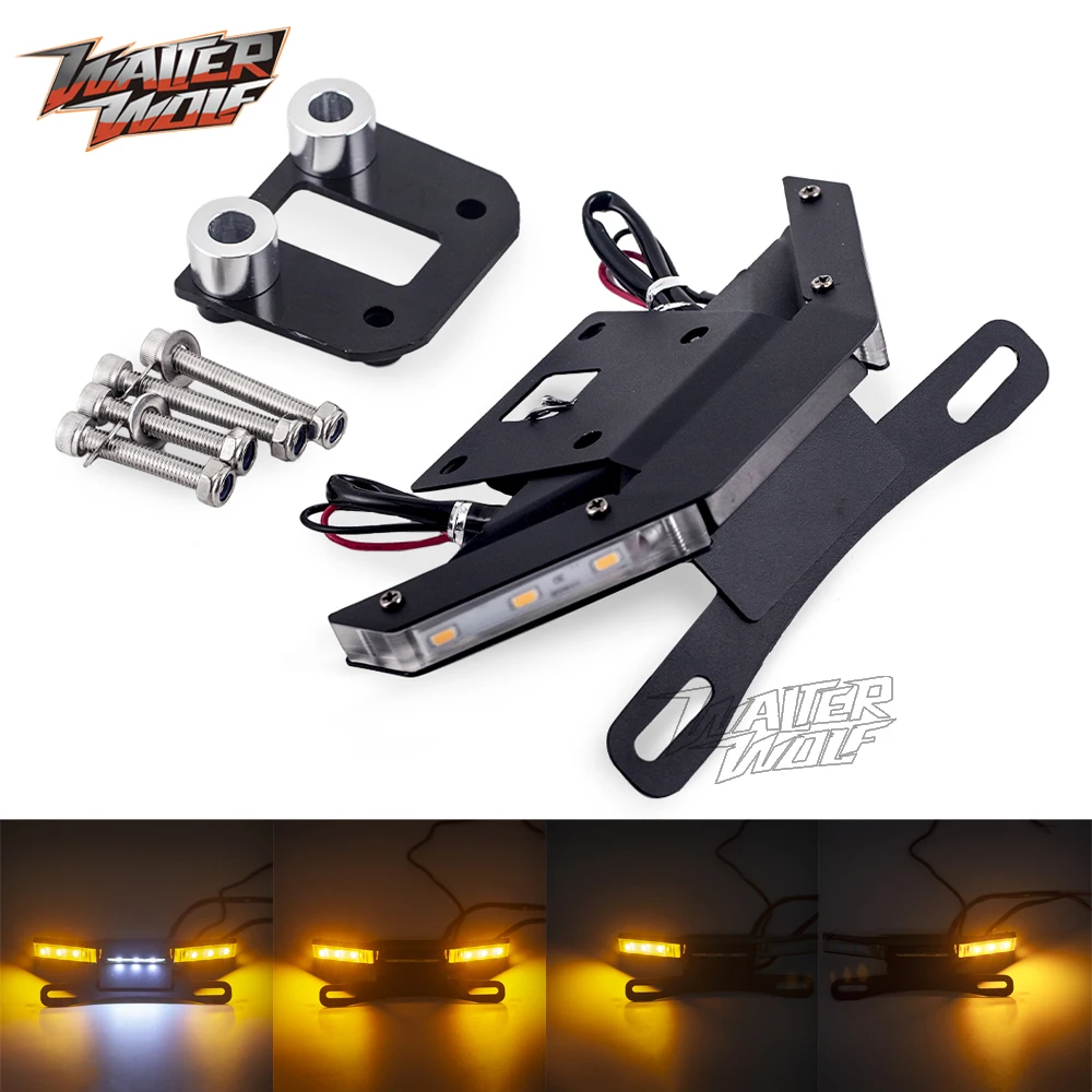 

License Plate Bracket Holder For KAWASAKI Z 800 2013-2016 Z800 Motorcycle Number Tail Tidy Fender Eliminator LED Accessories