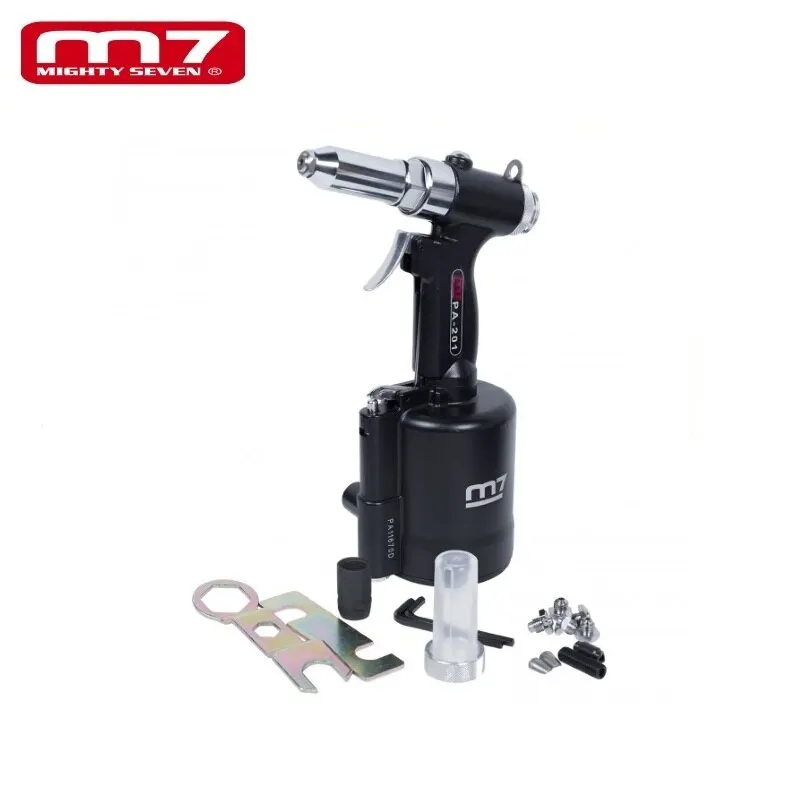 Пневмогидравлический заклепочник для заклепок диаметром 2 4 до 6 мм MIGHTY SEVEN PA