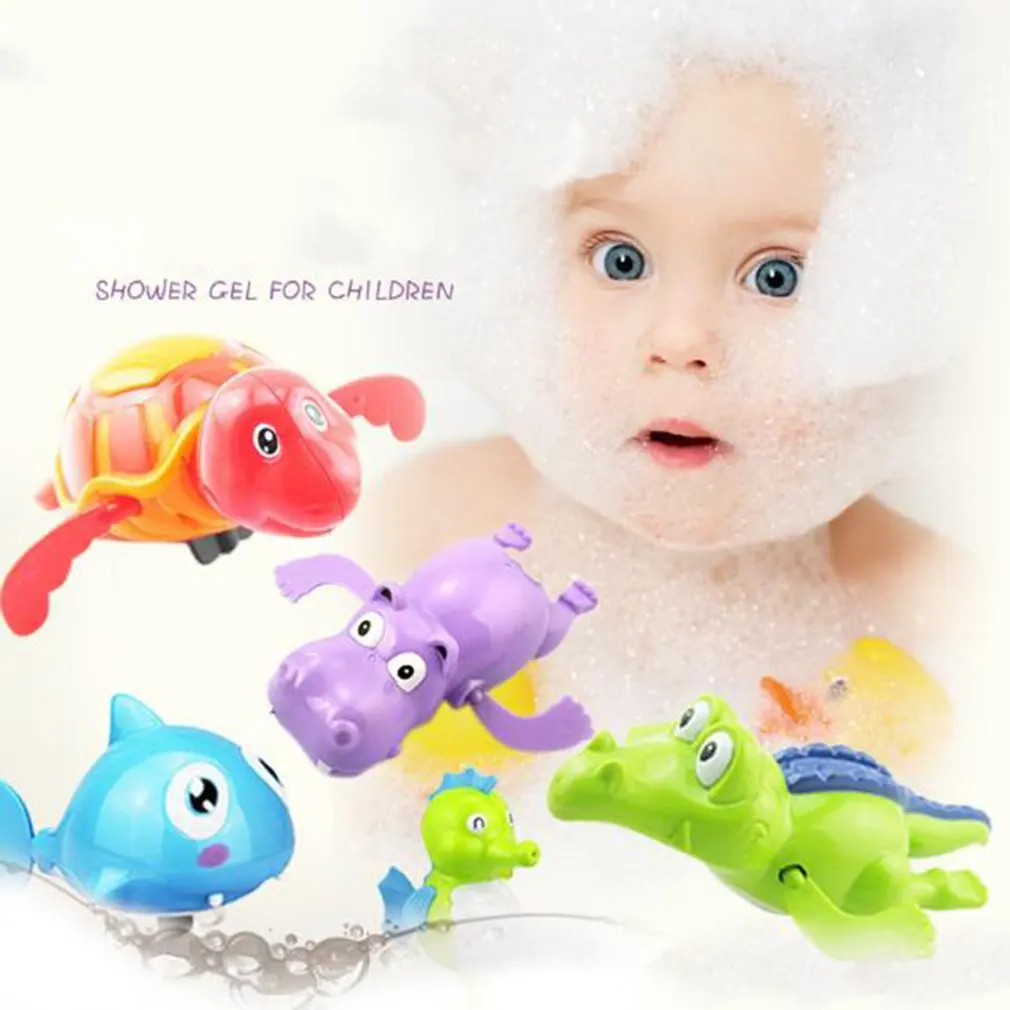 

Baby Cute Turtle Fish Animals Bath Toy Funny Spring Swimming Tortoise Creative Bathtub Game For Kids Boys Girls
