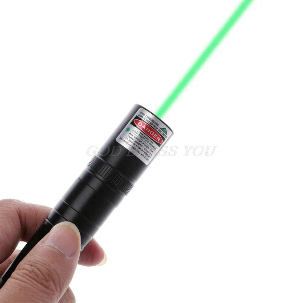 

850 Professional Green Light Laser Pointer Pen 5mW 532nm Burning Match Visible Beam Drop Shipping