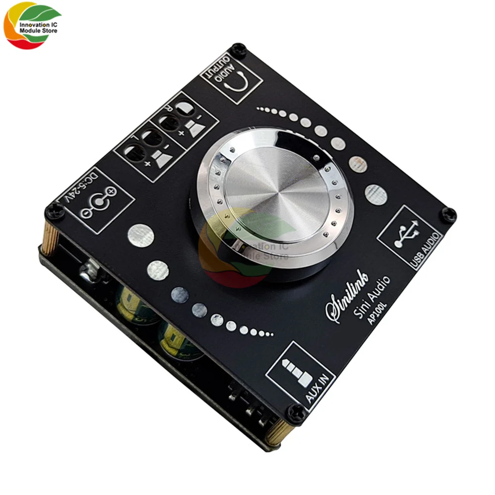 XY-AP100H 100 Вт + двойной TPA3116D2 Bluetooth 5 0 стерео аудио цифровой усилитель мощности плата