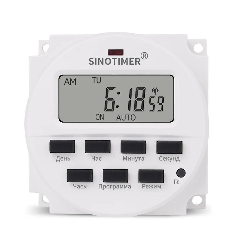 

SINOTIMER TM618sH Interval Power Supply 7 Days Weekly Programmable Digital Electronic Lighting Daily Timer Switch Sale