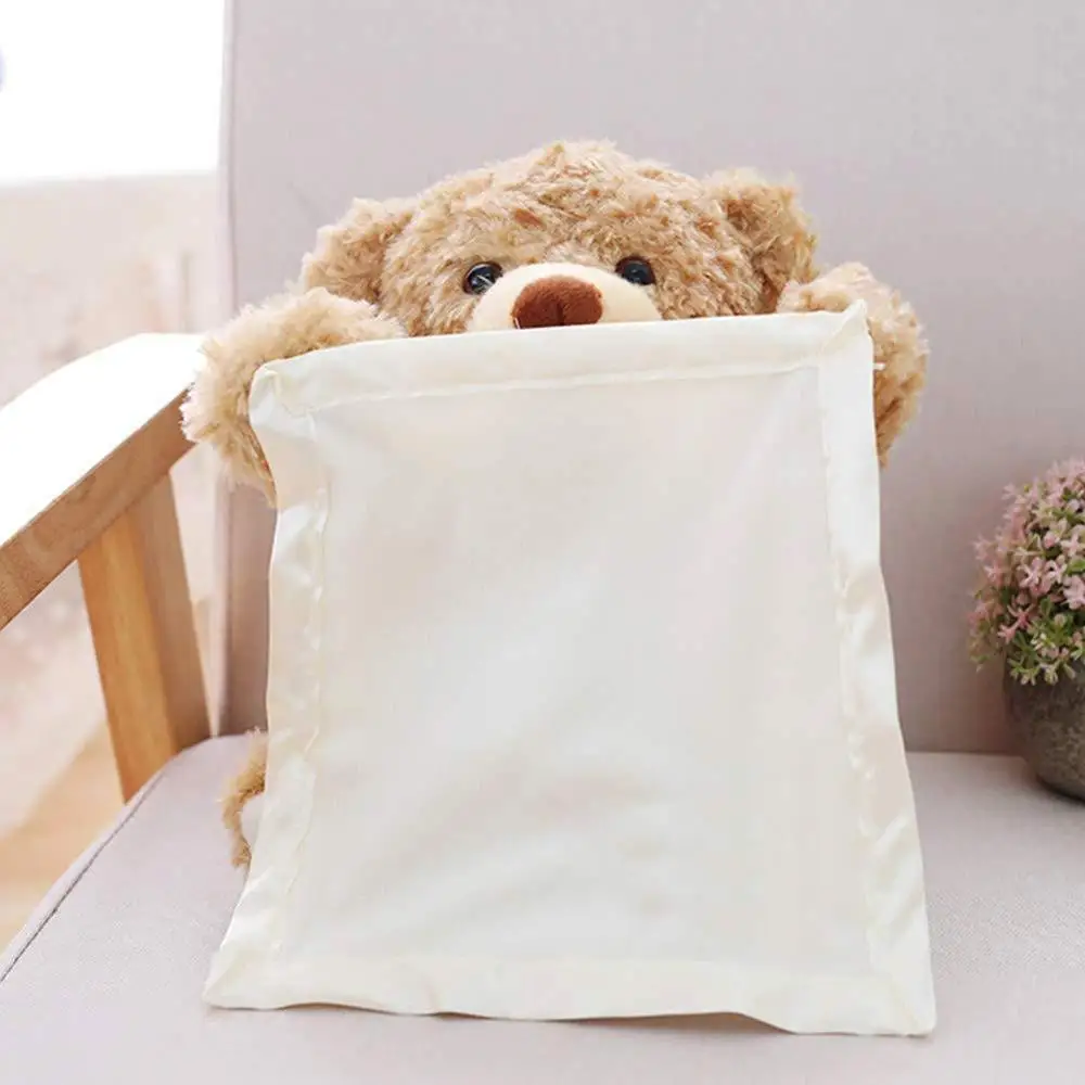 Peek a Boo медведь плюшевый плюшевые Медвежата слон Peek-a-Boo детские электрические головоломки игрушечные медведи Слоны спрятать и найти NTY0033
