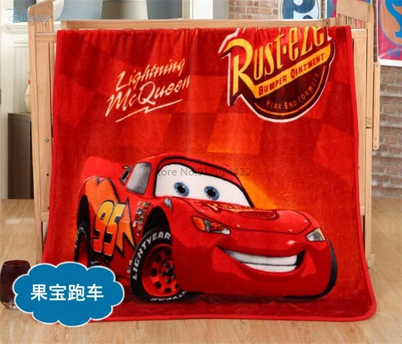 

Disney Cars Red Lightning McQueen 95 Cartoon Flannel Throw Blanket Soft Fleece Blanket for Boys Girls Baby Kids Crib Plane Car