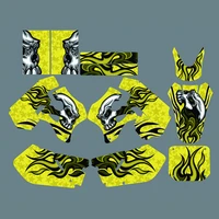 motorcycle team graphic background decal sticker for suzuki rm125 rm250 rm 125 250 1996 1997 1998 customizable decoration