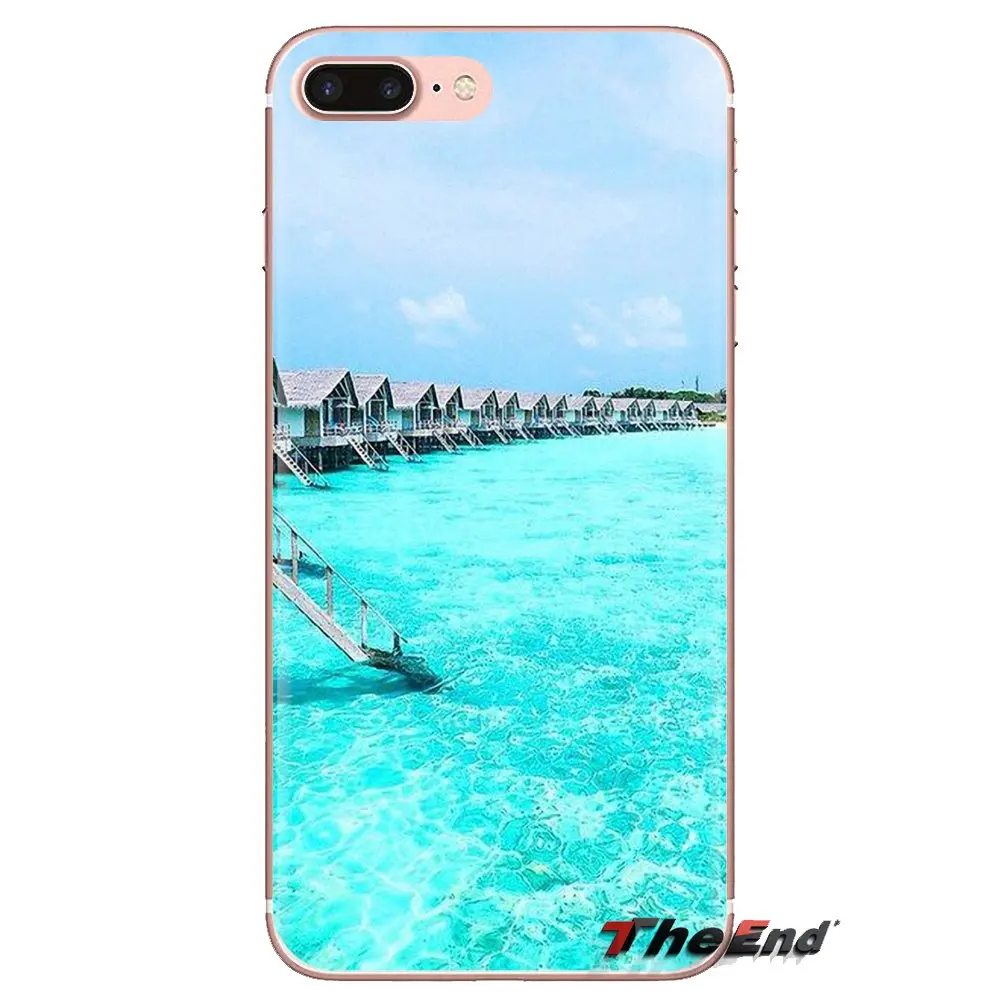 Мальдивские Острова пляжи пятно силиконовый чехол для телефона чехлы Huawei NOVA 2 3 2i