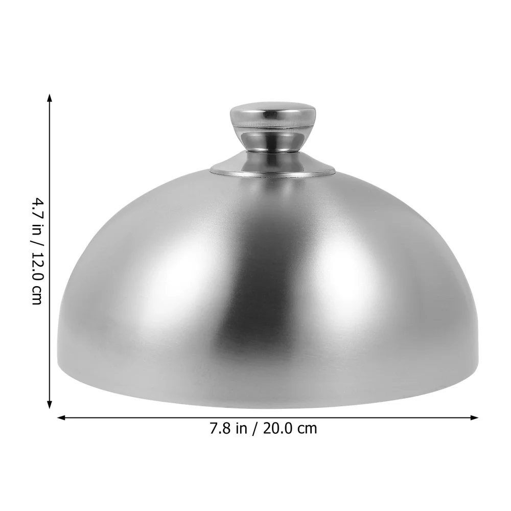 

Stainless Steel Food Dome Steak Cover Dishes Protective Cover for Restaurant