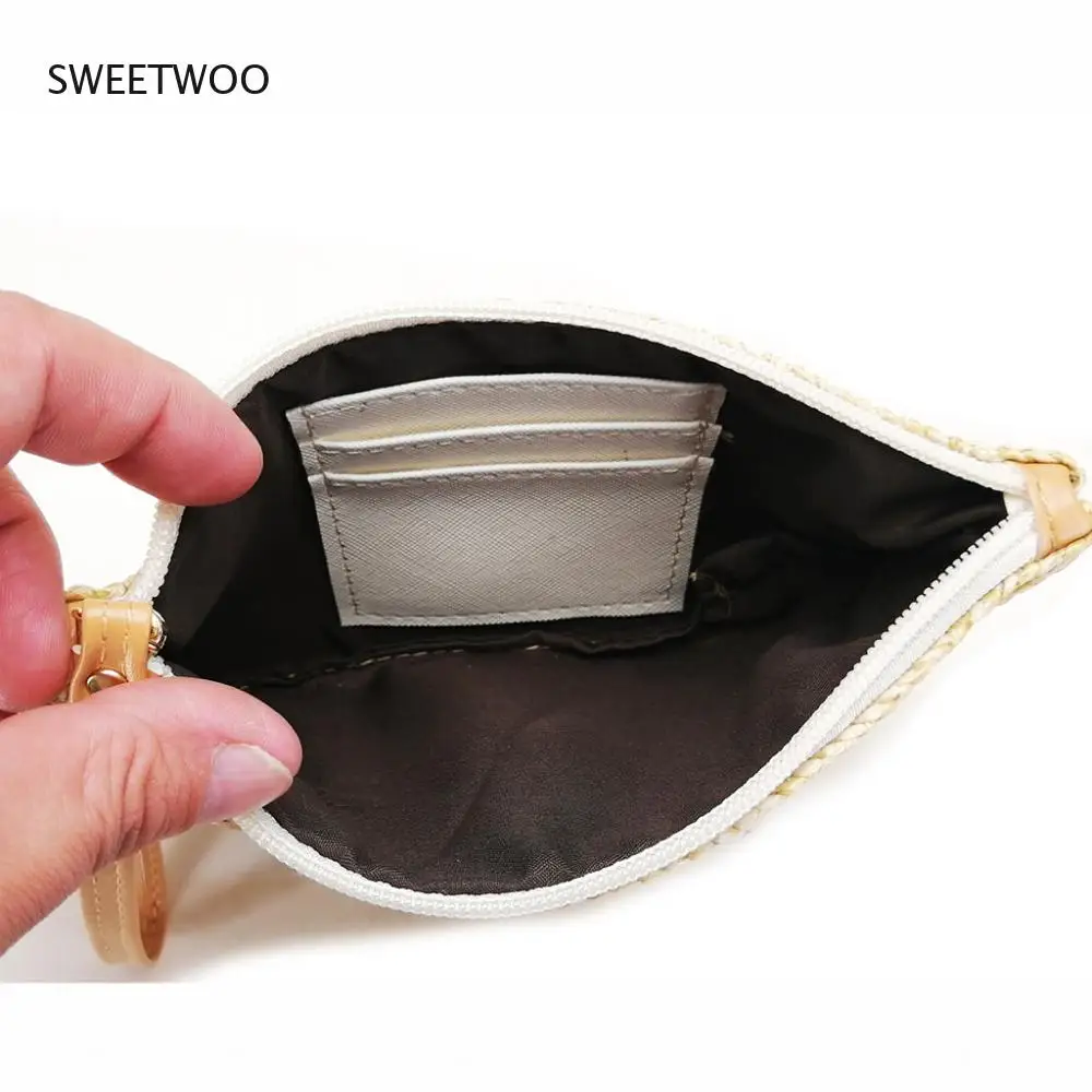 

Purse and Handbag Women Fashion Summer Straw Bag Handmade Woven Clutches Handbag Small Square Straw Bag Weaving Clutch Bag
