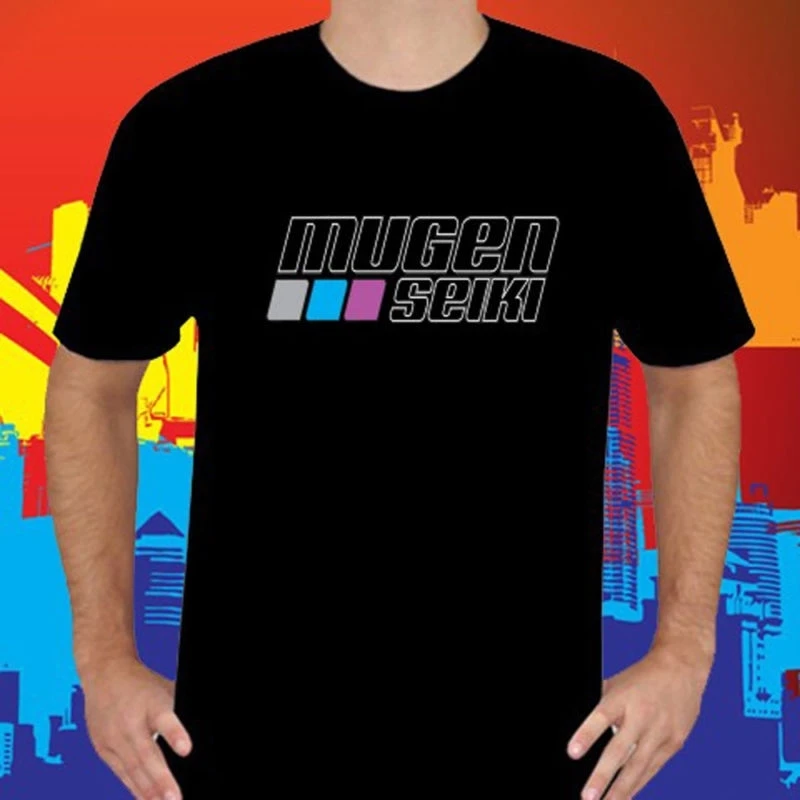 

New Mugen Seiki RC Hobby Logo Mens Black T-Shirt Size S to 3XL