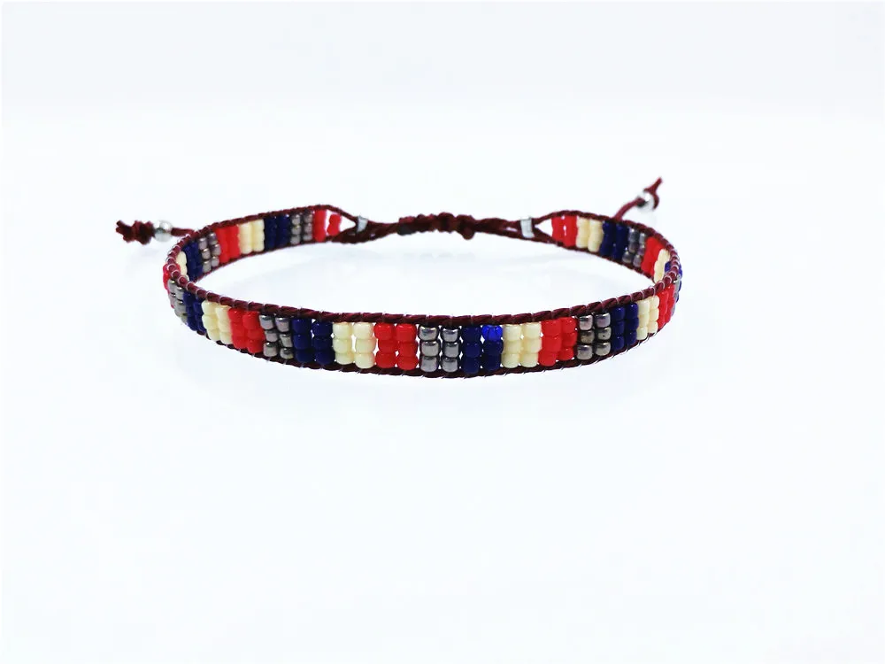 Бренд AMIU плетеный браслет в богемном стиле модные браслеты ручной работы дружбы