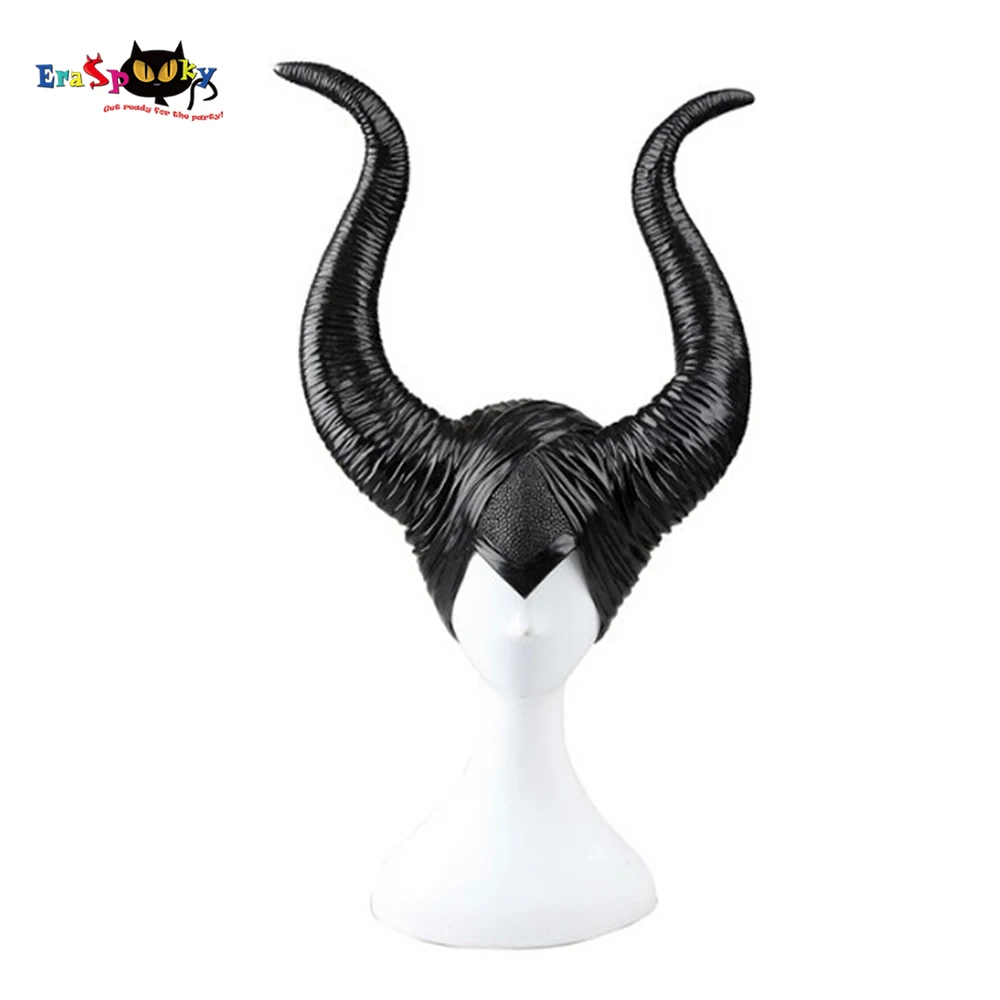 Eraspooky госпожа зла рога Головные уборы Косплэй вечерние реквизит Цвет: черный Queen