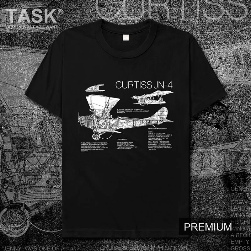 

Curtiss JN4 Structural analysis chart Men Short Sleeve T-Shirt Summer Fashion Teen Male Short Sleeve Pattern O-Neck Hipster tees