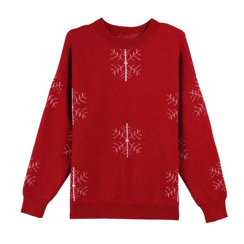 6077# Autumn Winter Large Size Loose Maternity Sweaters Thicken Pullovers Clothes for Pregnant Women Snow Pregnancy Clothing