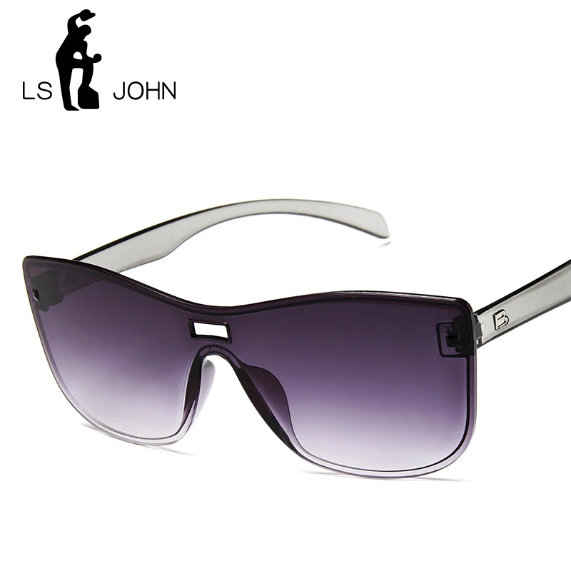 Солнечные очки LS JOHN в квадратной оправе UV400 для мужчин и женщин модные роскошные