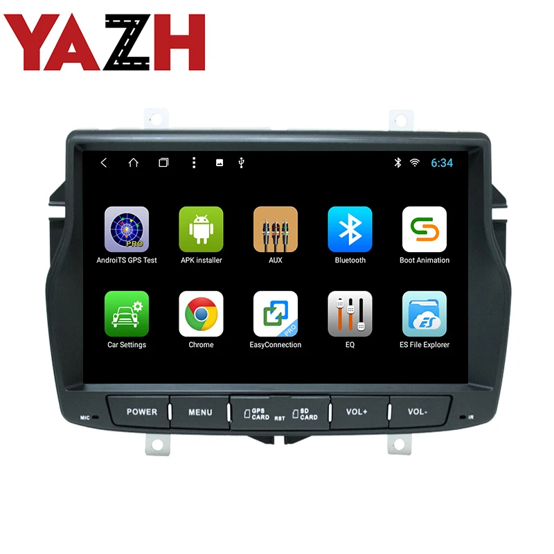 YAZH Android радио для Lada Vesta 2015 2016 2017 2018 автомобильный блок мультимедиа с SWC
