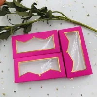Empty pink crown box Пустая розовая Корона коробка с 25 мм 27 мм ресницы - Цвет: Empty pink crown box