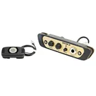 Двойной CJ01L Cajon Preamp подобрать для барабана пикап активный Soundhole Preamp и микрофон Музыкальные инструменты аксессуары