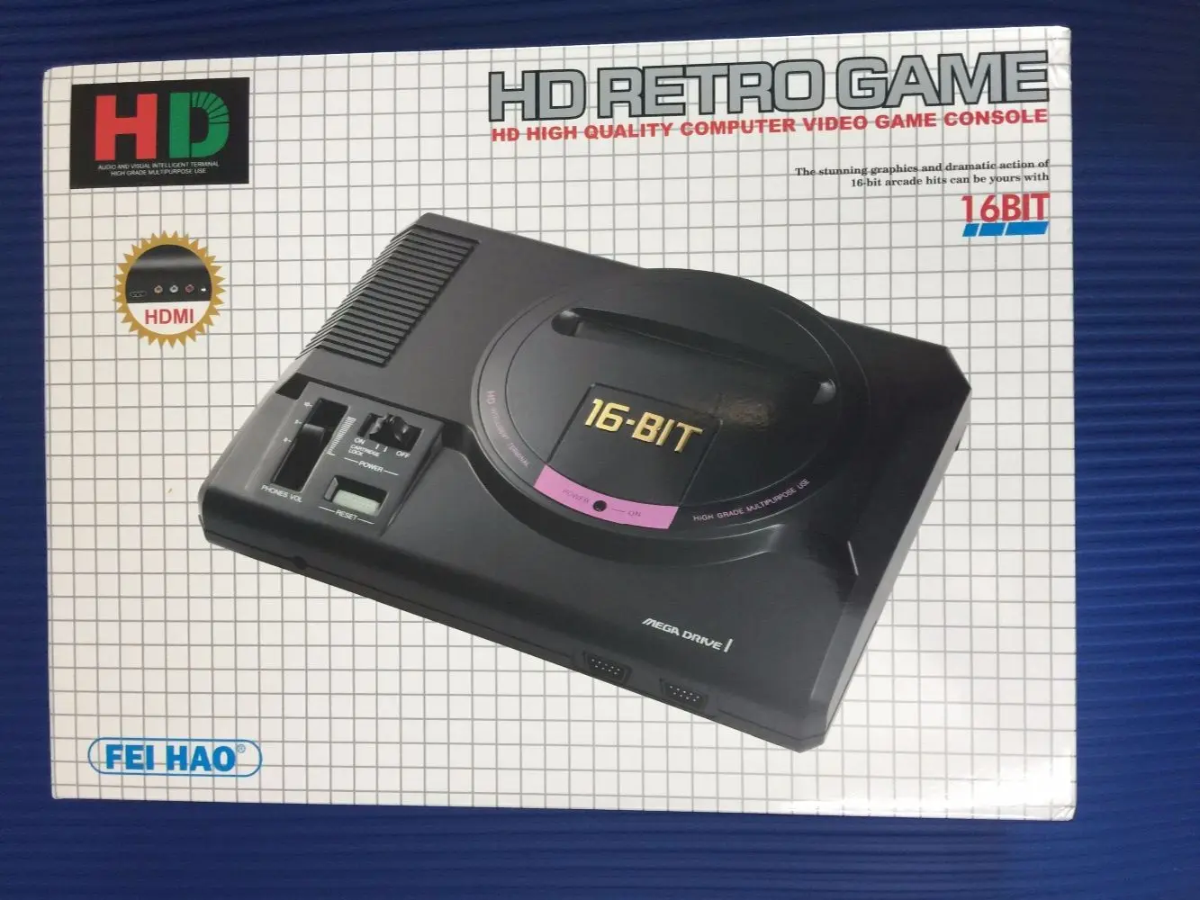 2021 HDMI 16 бит видео игровая консоль SEGA MEGA DRIVE 1 бытие высокой четкости TV Out с 2 4G