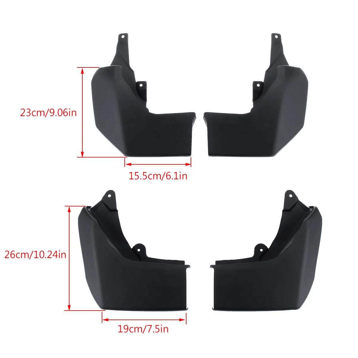 4 шт. передние и задние грязевые щитки для Land Rover Discovery 3 CAS500010PCL VPLAP0017|Грязезащита| |