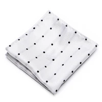 brand newest design factory sale 100 silk handkerchief pocket square polka dot dropshipping fathers day performance