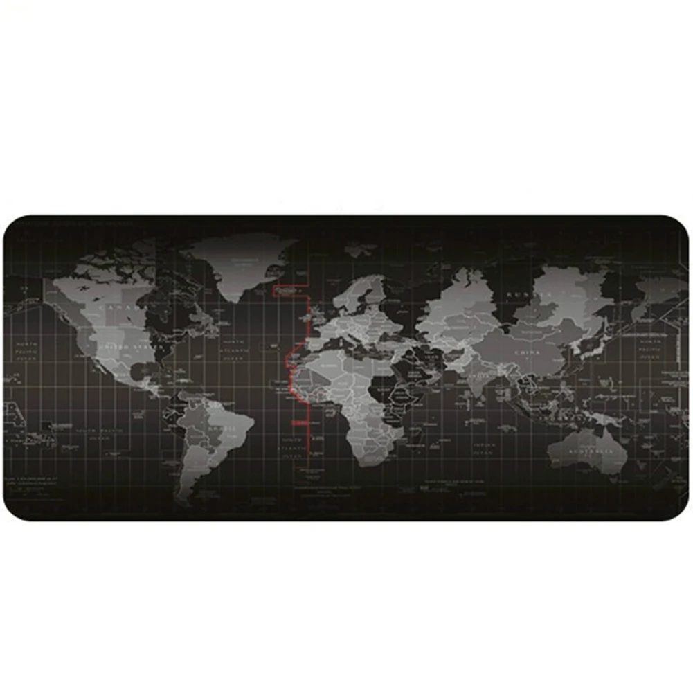 

World map pattern mouse pad anti slip office desk pad 90*40cm /80*30cm /70*30cm