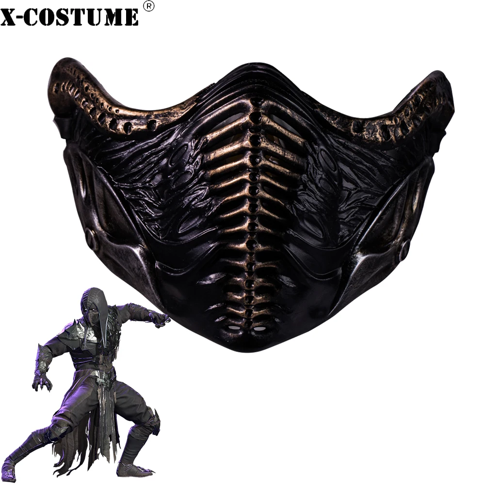 

Оригинальная маска для косплея Noob-Saibot MK 11, классный реквизит для костюма, Хэллоуин для взрослых