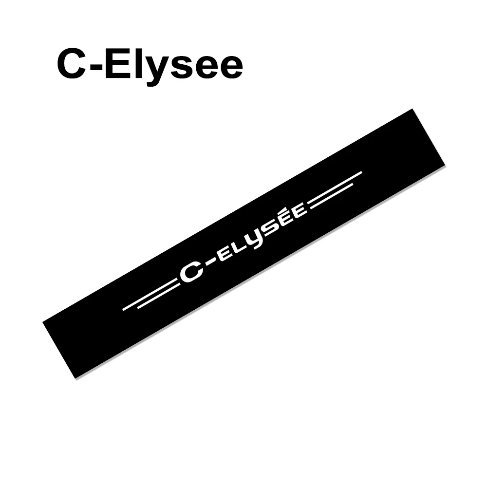 C-ELYSEE Для Citroen C4 C1 C5 C3 C6 C-ELYSEE VTS Виниловая пленка для автомобиля наклейки на переднее и заднее лобовое стекло Авто DIY Украшение автомобиля Тюнинг аксессуары - Название цвета: C-ELYSEE