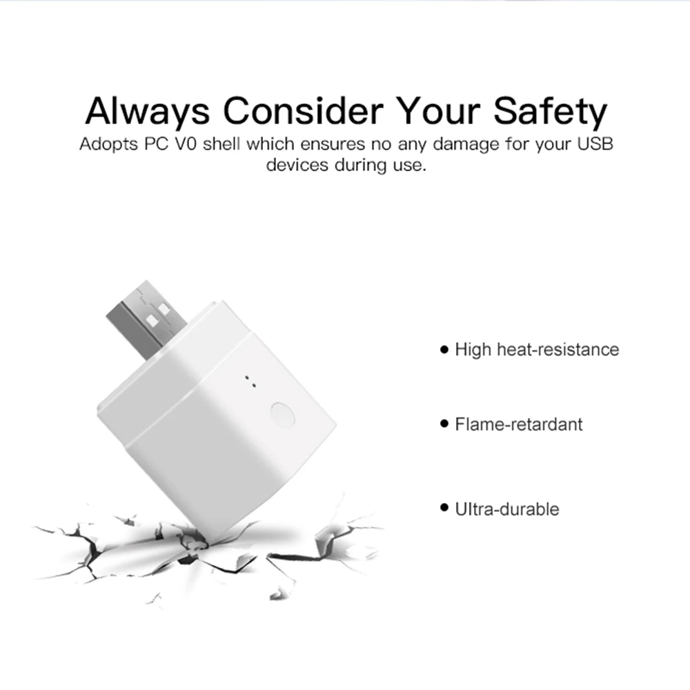 4 шт. Sonoff Micro 5 в беспроводной USB Смарт адаптер гибкий и портативный сделать