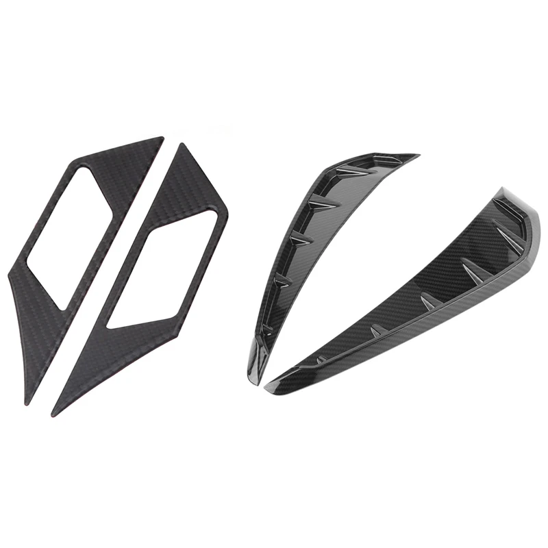 

Leaf Lamp Decoration & Car Shark Grille Air Flow Side Vent Exterior Grill For Honda Civic 2016-2018